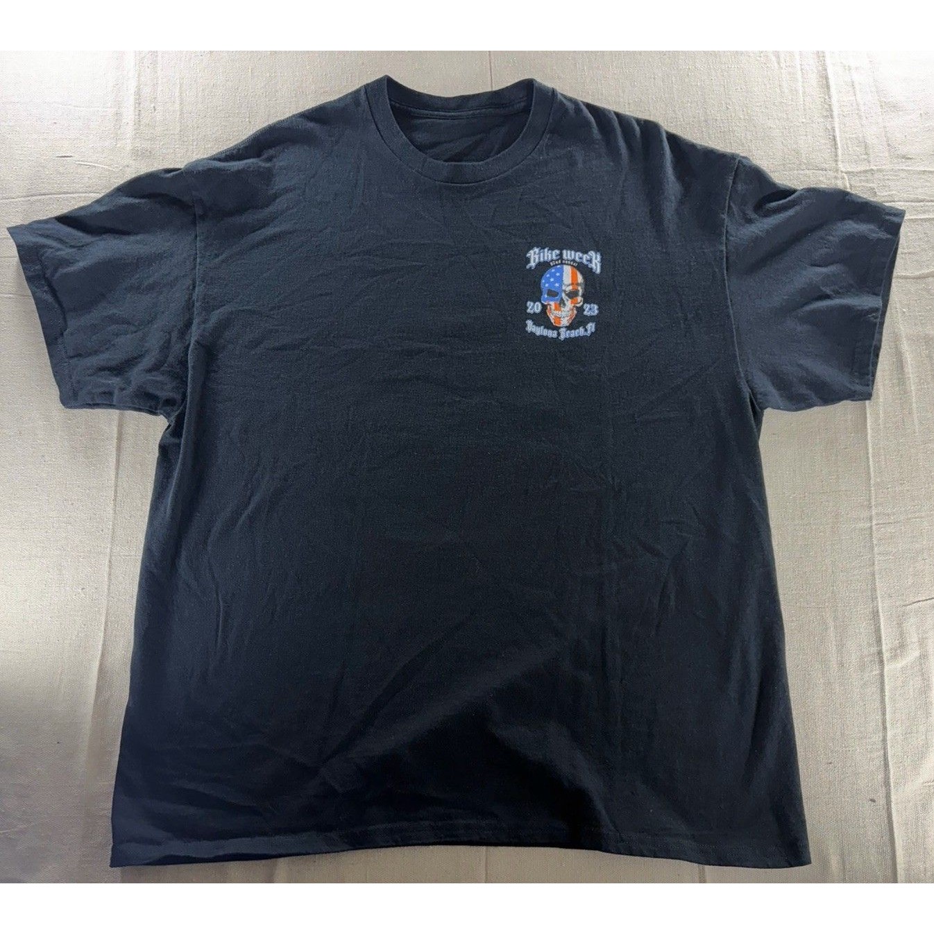 Daytona Bike Week 2023 Graphic TShirt  Black